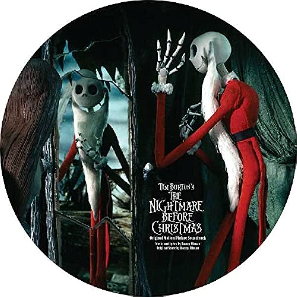 Danny Elfman – Tim Burton's The Nightmare Before Christmas (Original Motion Picture Soundtrack)  2 x Vinyle, LP, Édition Limitée, Picture Disc, Réédition