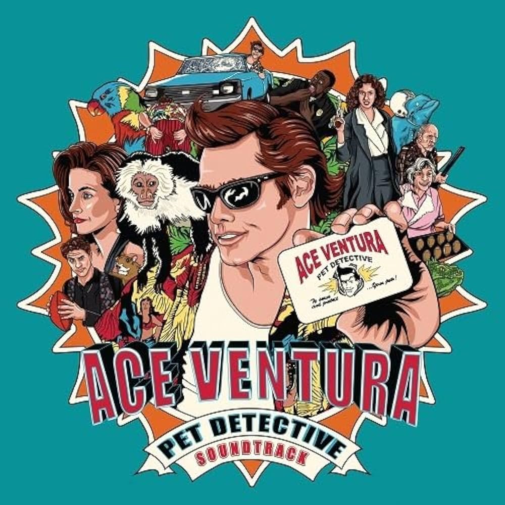 Artistes Divers – Ace Ventura: Pet Detective (Original Motion Picture Score)  Vinyle, LP, Album, Réédition, Splatter**