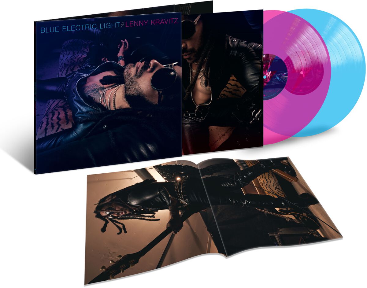 Lenny Kravitz – Blue Electric Light  2 x Vinyle, LP, Album, Pink & Blue, 180g