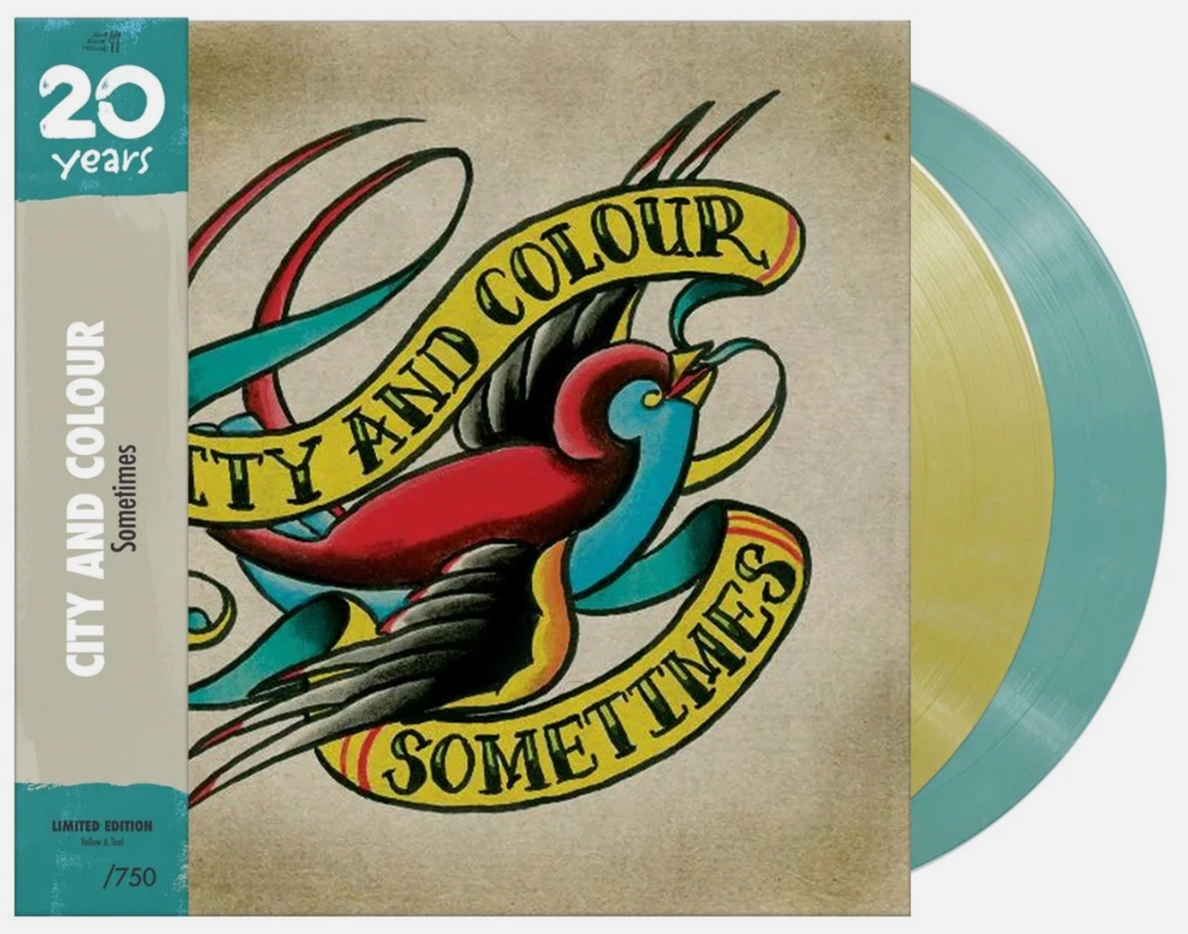City And Colour – Sometimes  2 x Vinyle, LP, Album, Réédition, 20th Anniversary, Numérotée