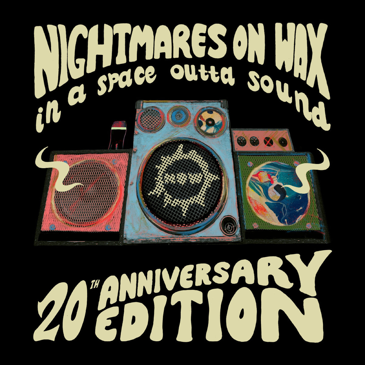 Nightmares On Wax – In A Space Outta Sound (20th Anniversary Edition)  3 x Vinyle, LP, Album, Réédition, Glow-In-The-Dark, Neon Yellow