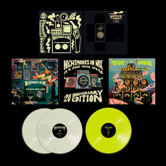 Nightmares On Wax – In A Space Outta Sound (20th Anniversary Edition)  3 x Vinyle, LP, Album, Réédition, Glow-In-The-Dark, Neon Yellow