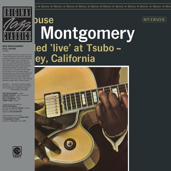 Wes Montgomery – Full House  Vinyle, LP, Album, Réédition, Stéréo, 180g