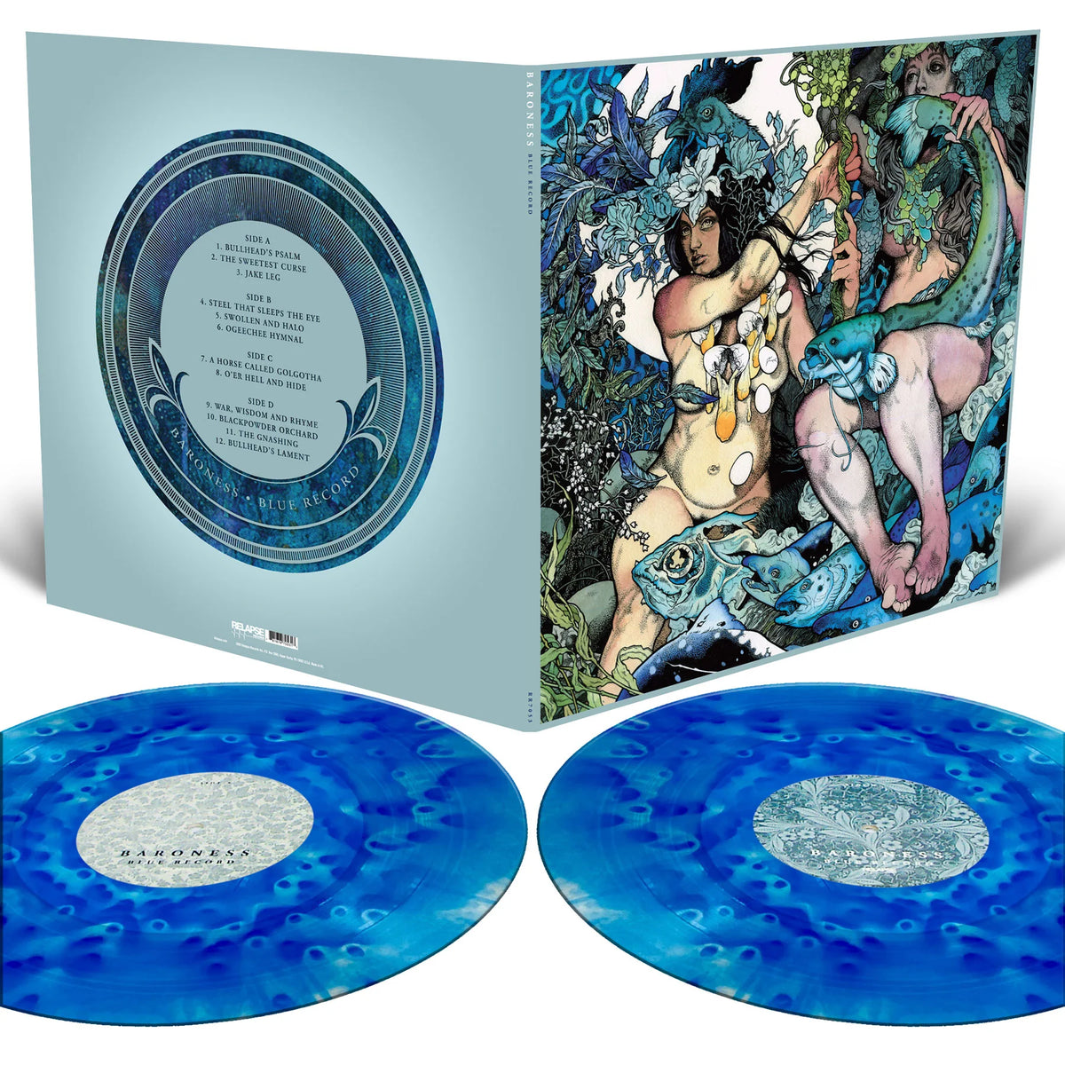 Baroness – Blue Record  2 x Vinyle, LP, 45RPM, Album, Réédition, Custom Cloudy Effect