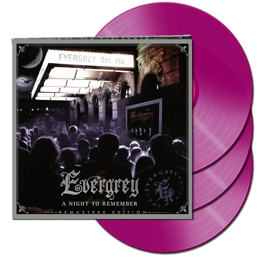 Evergrey – A Night To Remember  3 x Vinyle, LP, Édition Limitée, Réédition, Remasterisé