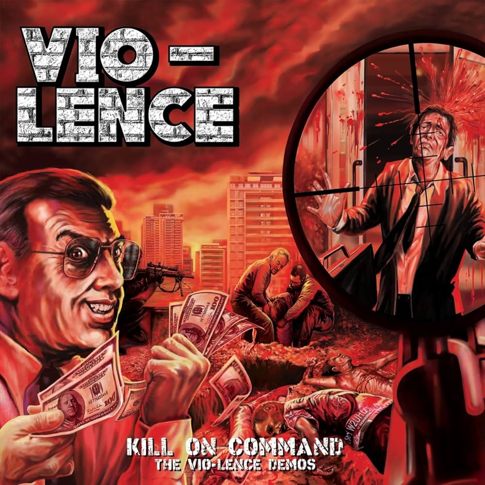 Vio-Lence – Kill On Command (The Vio-lence Demos) Vinyle, LP, Compilation, White Marbled