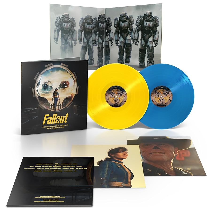 Ramin Djawadi – Fallout (Original Amazon Series Soundtrack)  2 x Vinyle, LP, Album, Édition Limitée, Jaune et Bleu, Gatefold