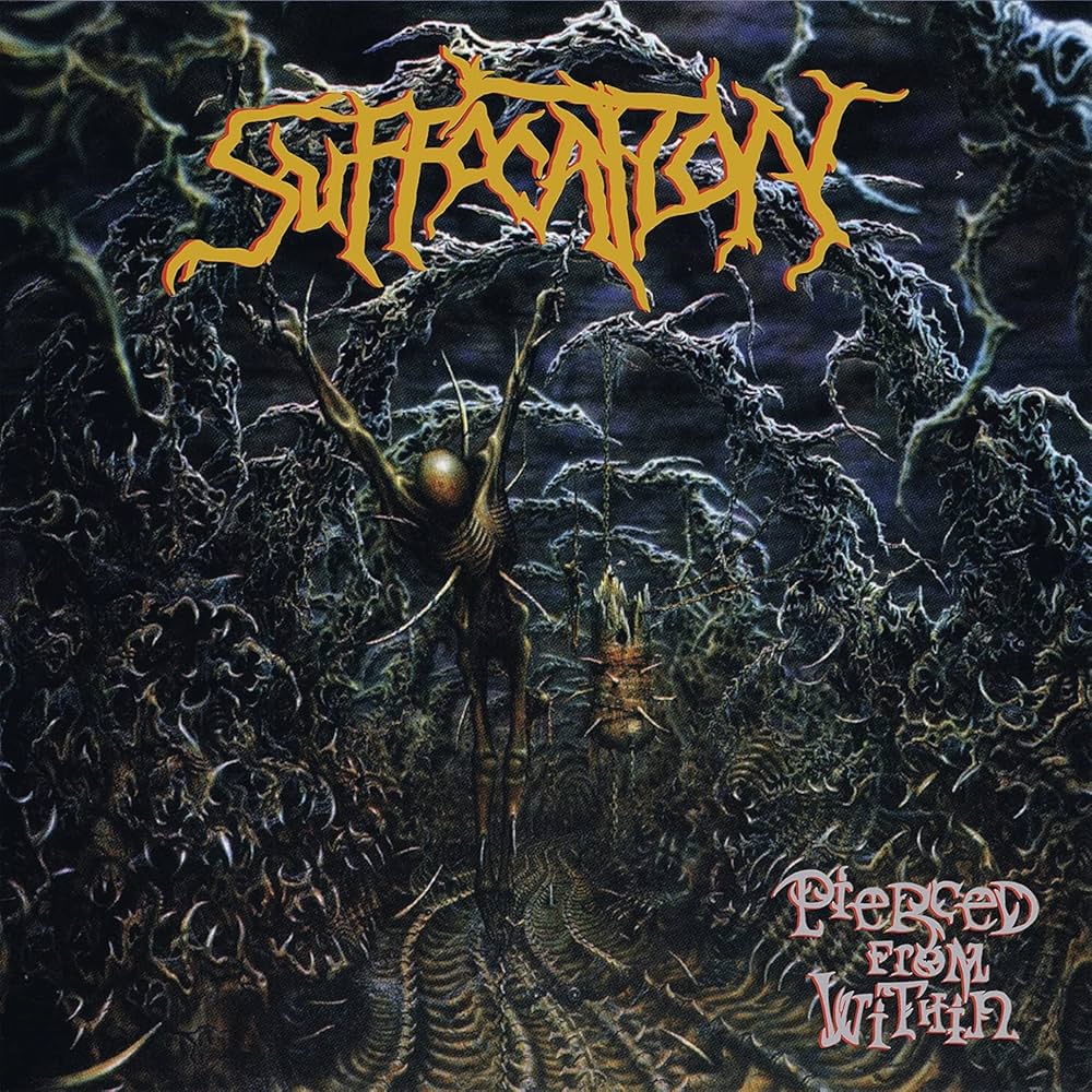 Suffocation – Pierced From Within  Vinyle, LP, Album, Édition limitée, Réédition, Transparent Yellow