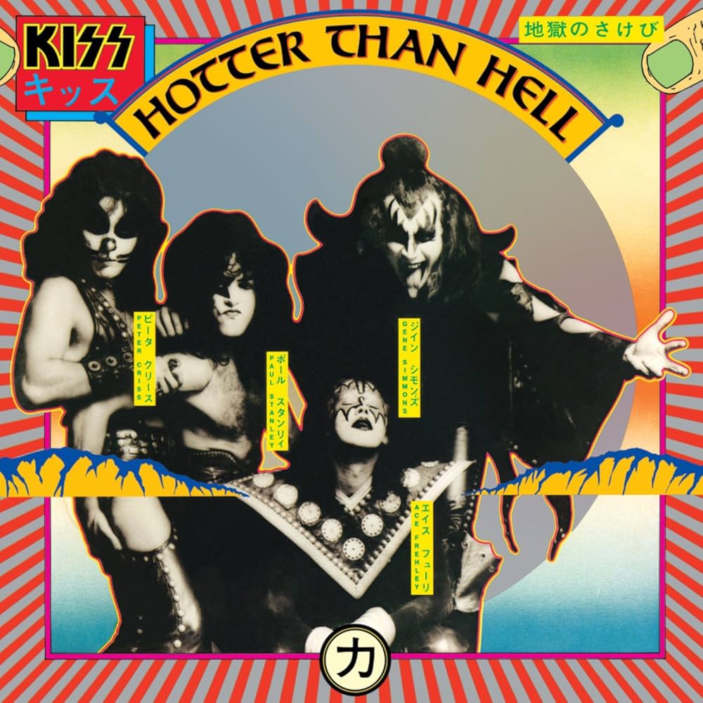 Kiss – Hotter Than Hell  Vinyle, LP, Album, Réédition, 180g