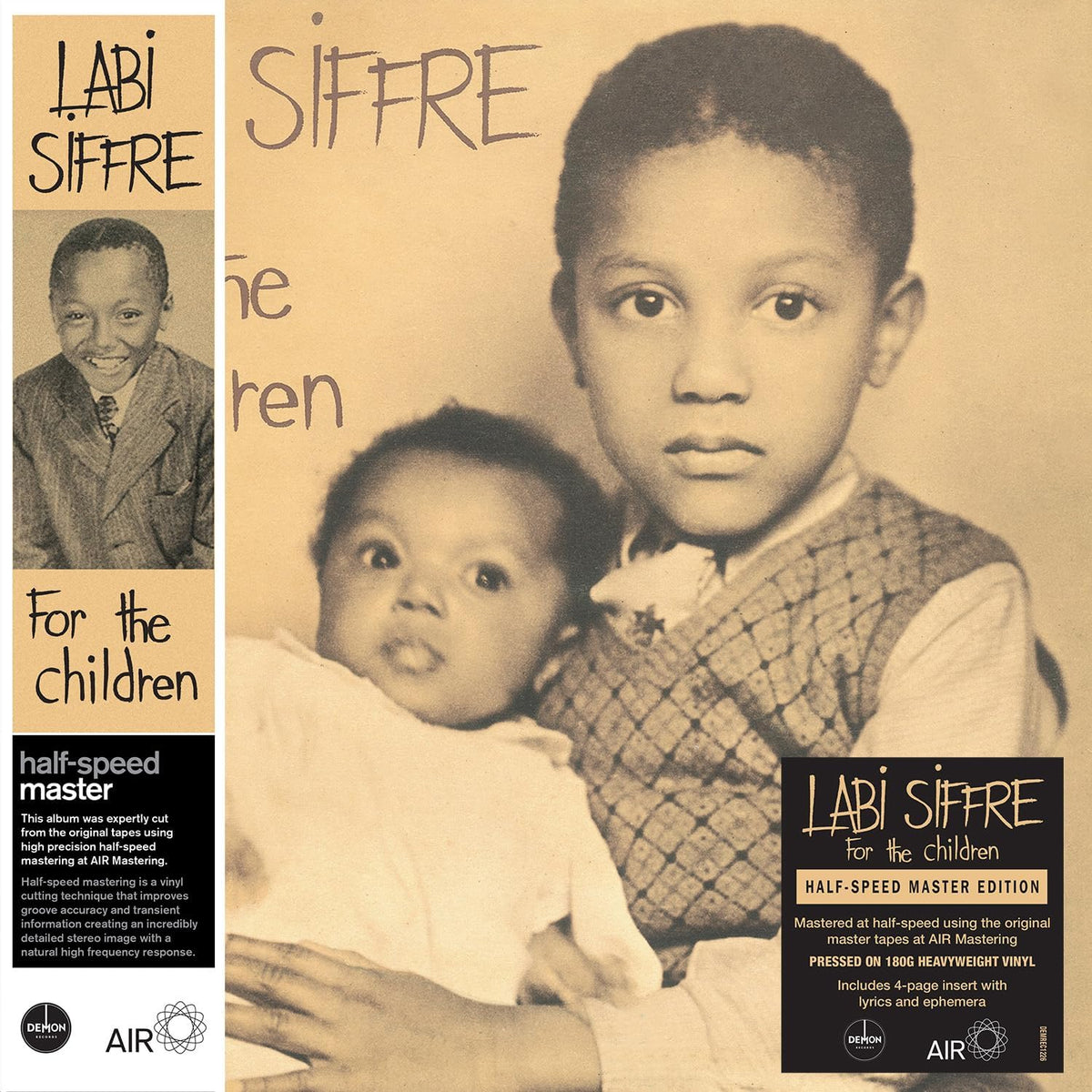 Labi Siffre – For The Children  Vinyle, LP, Album, Réédition, Remasterisé, Gatefold, Half-Speed Master