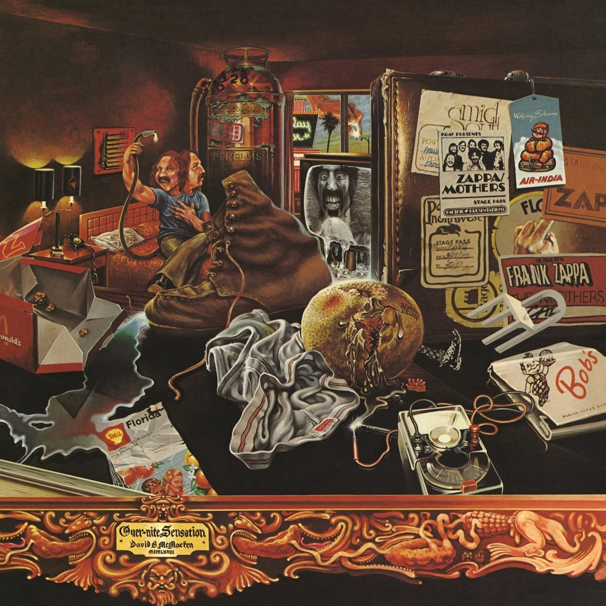 Frank Zappa – Over-nite Sensation  2 x Vinyle, LP, 45RPM, Album, Remasterisé, Stéréo, Édition 50e anniversaire