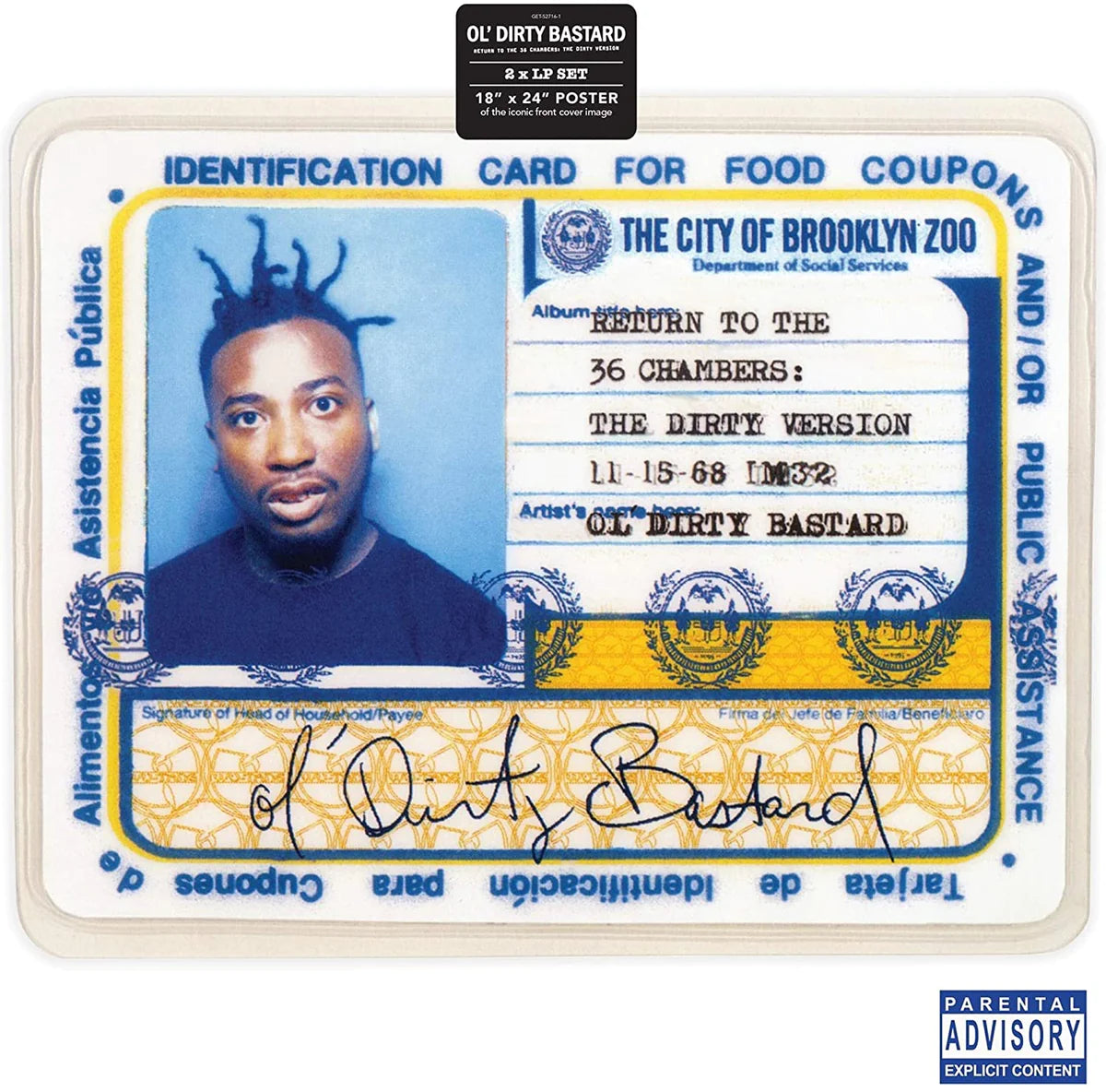 Ol' Dirty Bastard – Return To The 36 Chambers: The Dirty Version  2 x Vinyle, LP, Album, Réédition