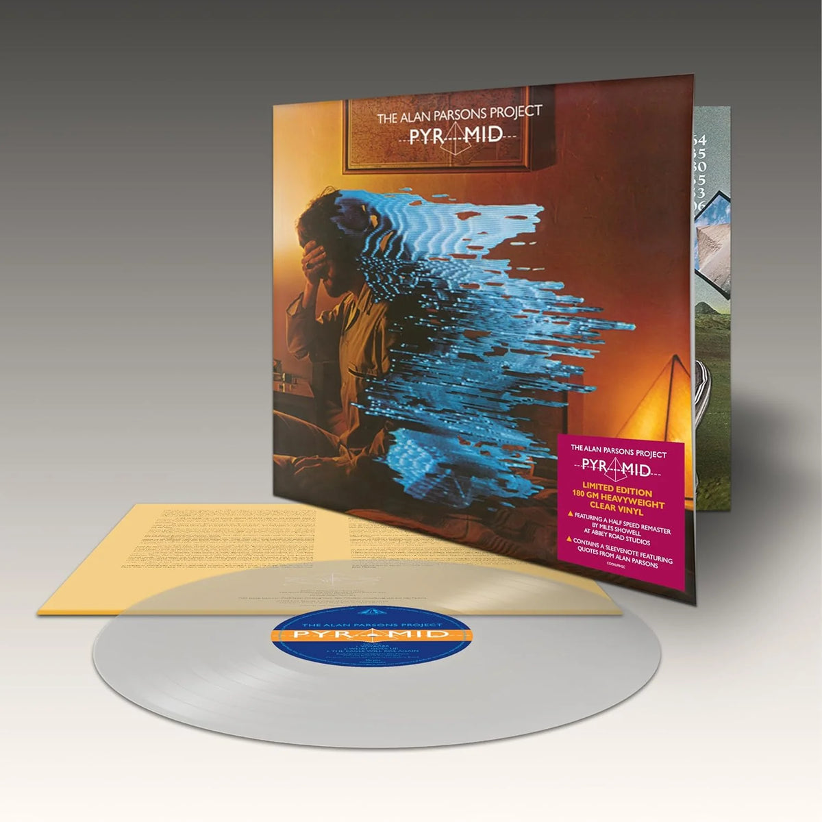 The Alan Parsons Project – Pyramid  Vinyle, LP, Album, Édition limitée, Réédition, Remasterisé Half-Speed, Transparent, Gatefold, 180g