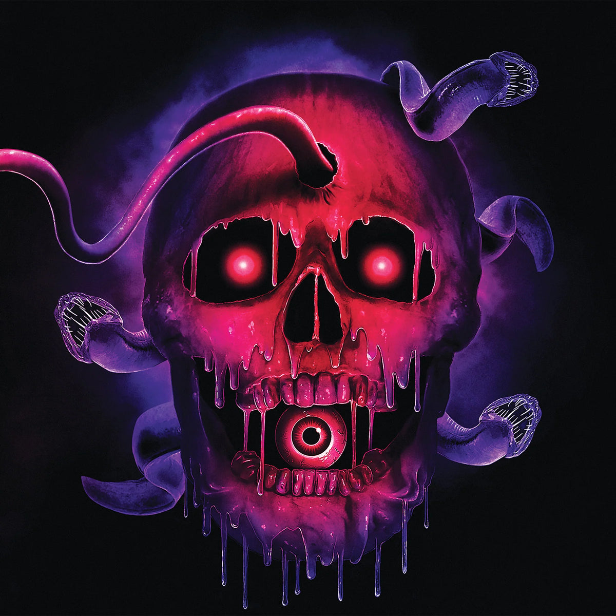 Richard Band - From Beyond, Vinyle, Album, LP, Violet and White with Red and Black Splatter