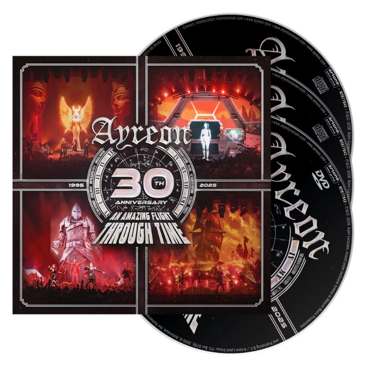 Ayreon – 30th Anniversary - An Amazing Flight Through Time 2 x CD, Album + DVD