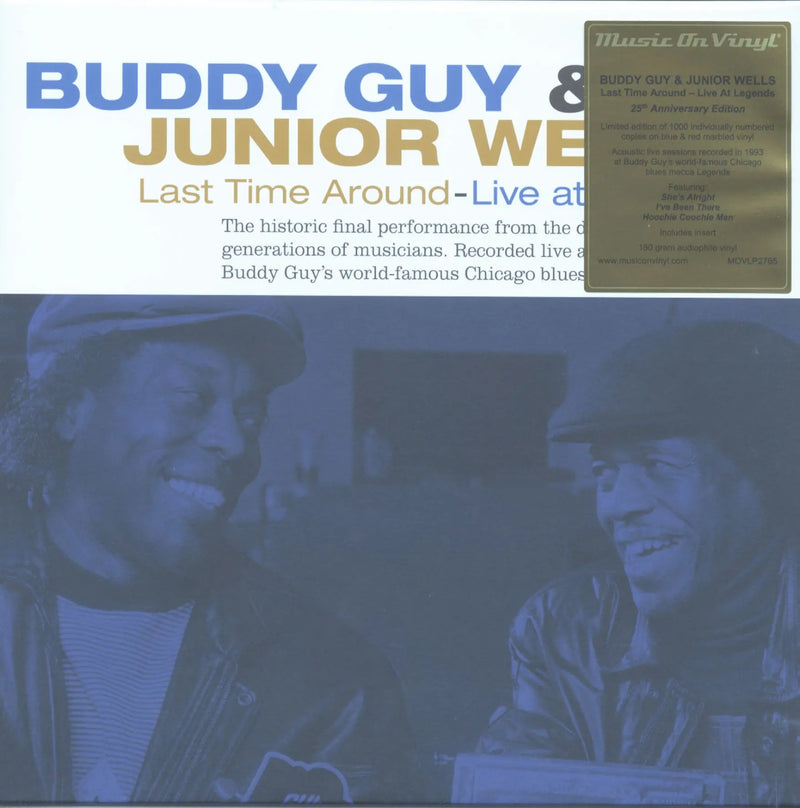 Buddy Guy & Junior Wells – Last Time Around - Live At Legends Vinyle, LP, Album, Édition Limitée, Réédition, Remasterisé, 180g, Blue & Red Marbled
