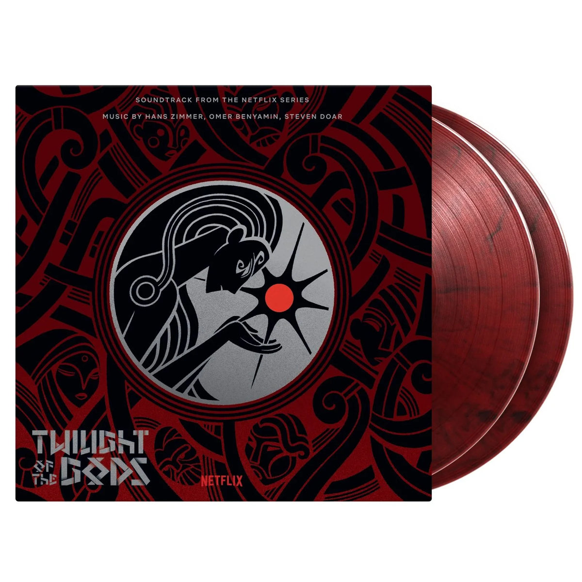 Hans Zimmer & Omer Benyamin & Steven Doar - Twilight of the Gods 2 x Vinyle, LP, Édition Limitée, Translucent Red & Black Marbled