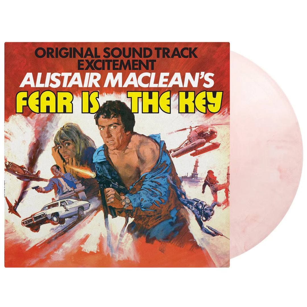Roy Budd – Fear Is The Key (Original Motion Picture Soundtrack)  Vinyle, LP, Édition Limitée, Réédition, White &amp; Red Marbled