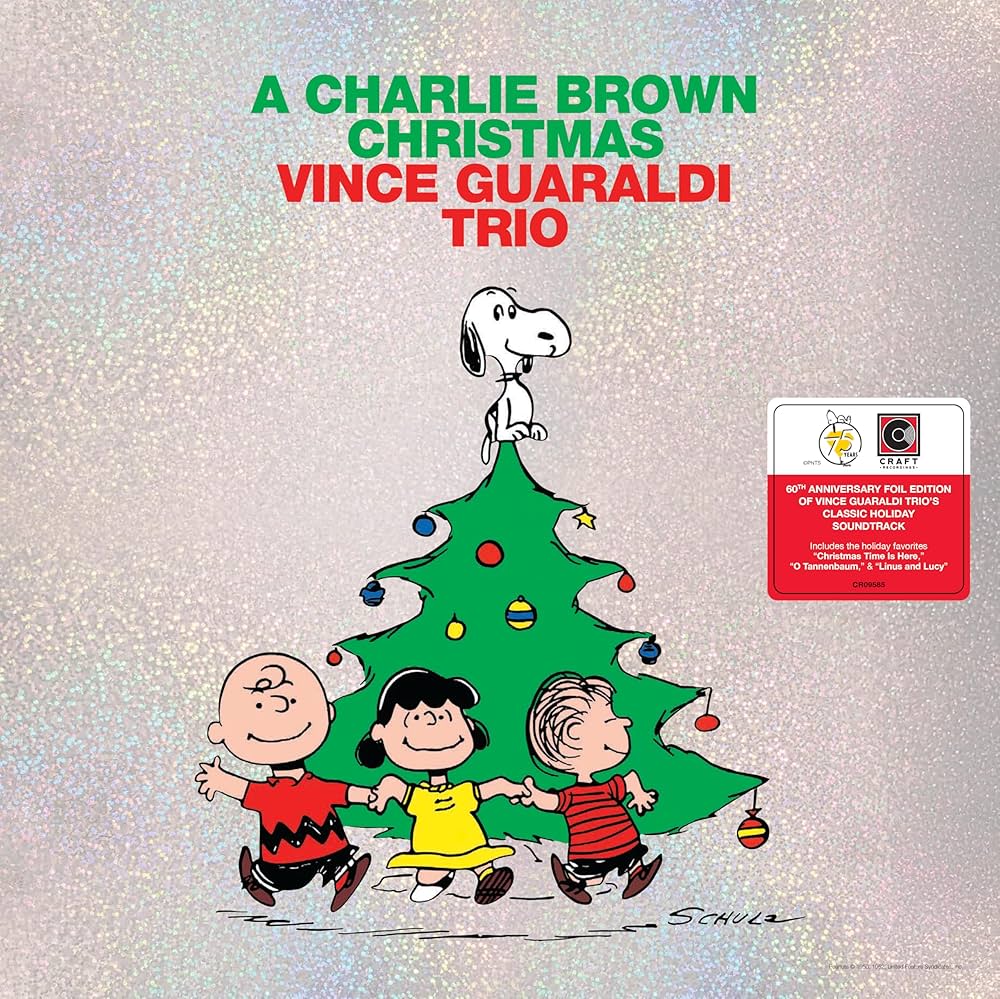 Vince Guaraldi Trio - A Charlie Brown Christmas Vinyle, LP, Album, Holographic foil, 60th Anniversary