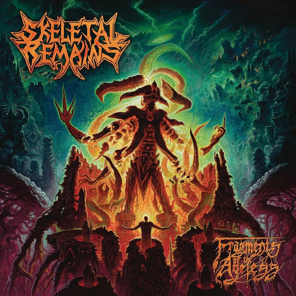 Skeletal Remains – Fragments Of The Ageless (USAGÉ) Vinyle, LP, Album, Vert