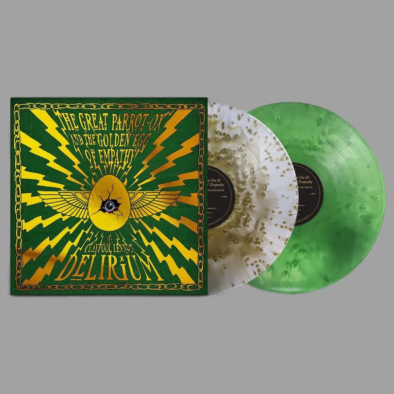 The Claypool Lennon Delirium – The Great Parrot-Ox And The Golden Egg Of Empathy 2 x Vinyle, LP, Édition Limitée, Cloudy Green &amp; Gold