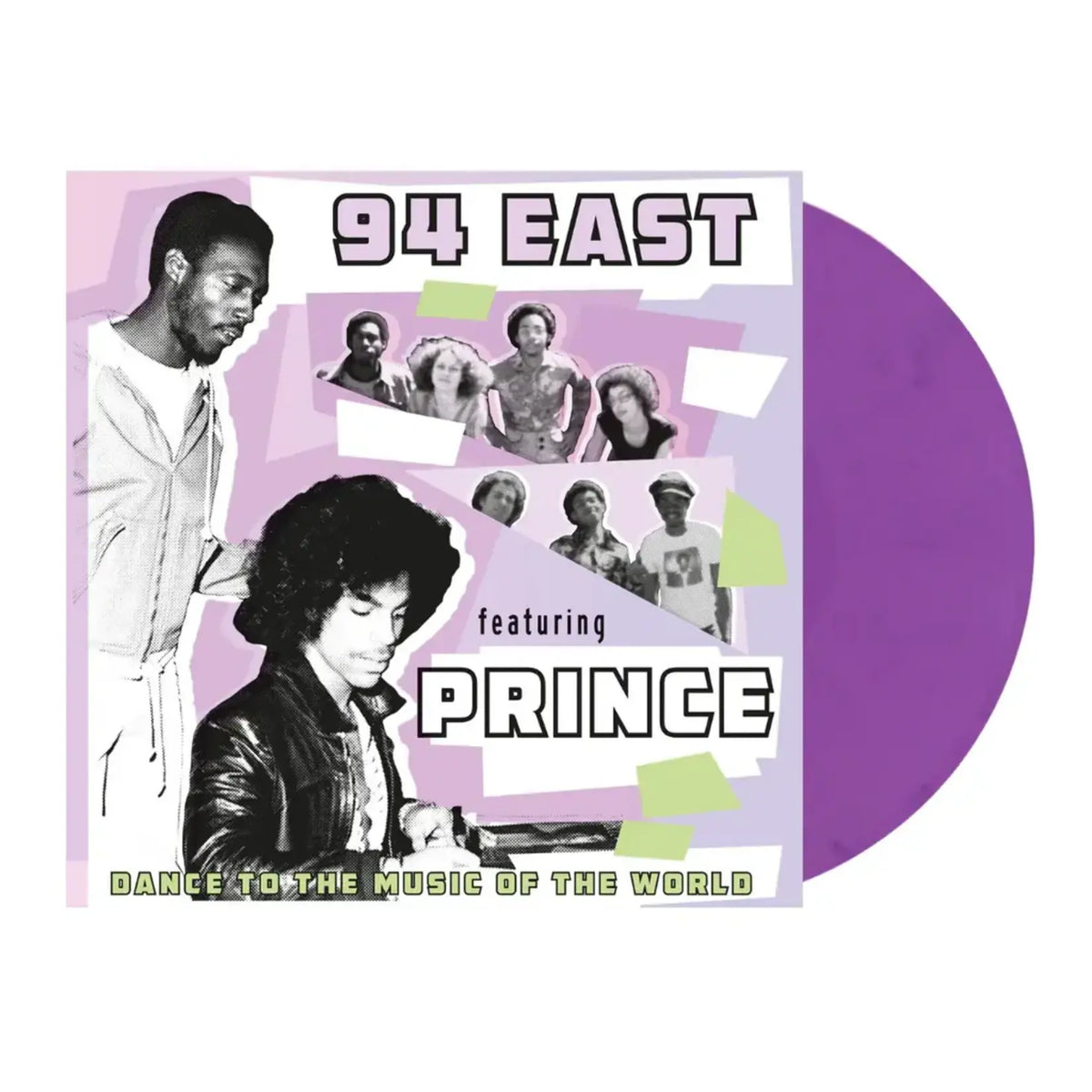 94 East Featuring Prince – Dance To The Music Of The World  Vinyle, LP, Album, Édition Limitée, Réédition, Remasterisé, Violet