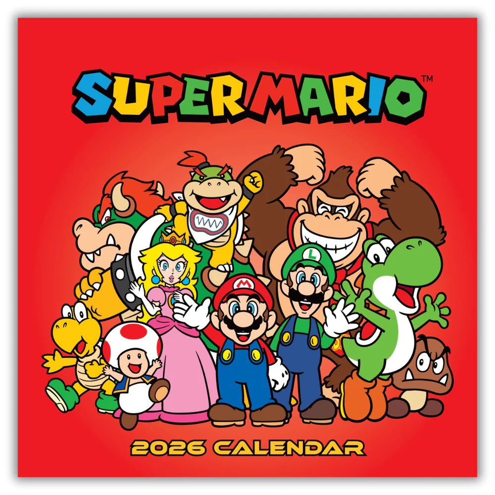 Super Mario - Calendrier 2026