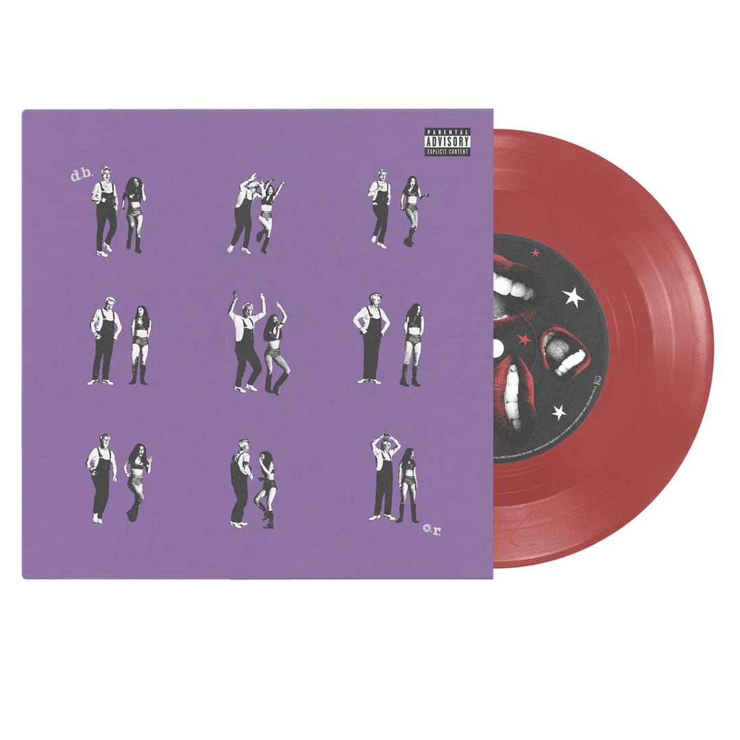 David Byrne / Olivia Rodrigo – Drivers License / Burning Down The House  Vinyle, 7", 45RPM, Single, Édition limitée, Rouge translucide