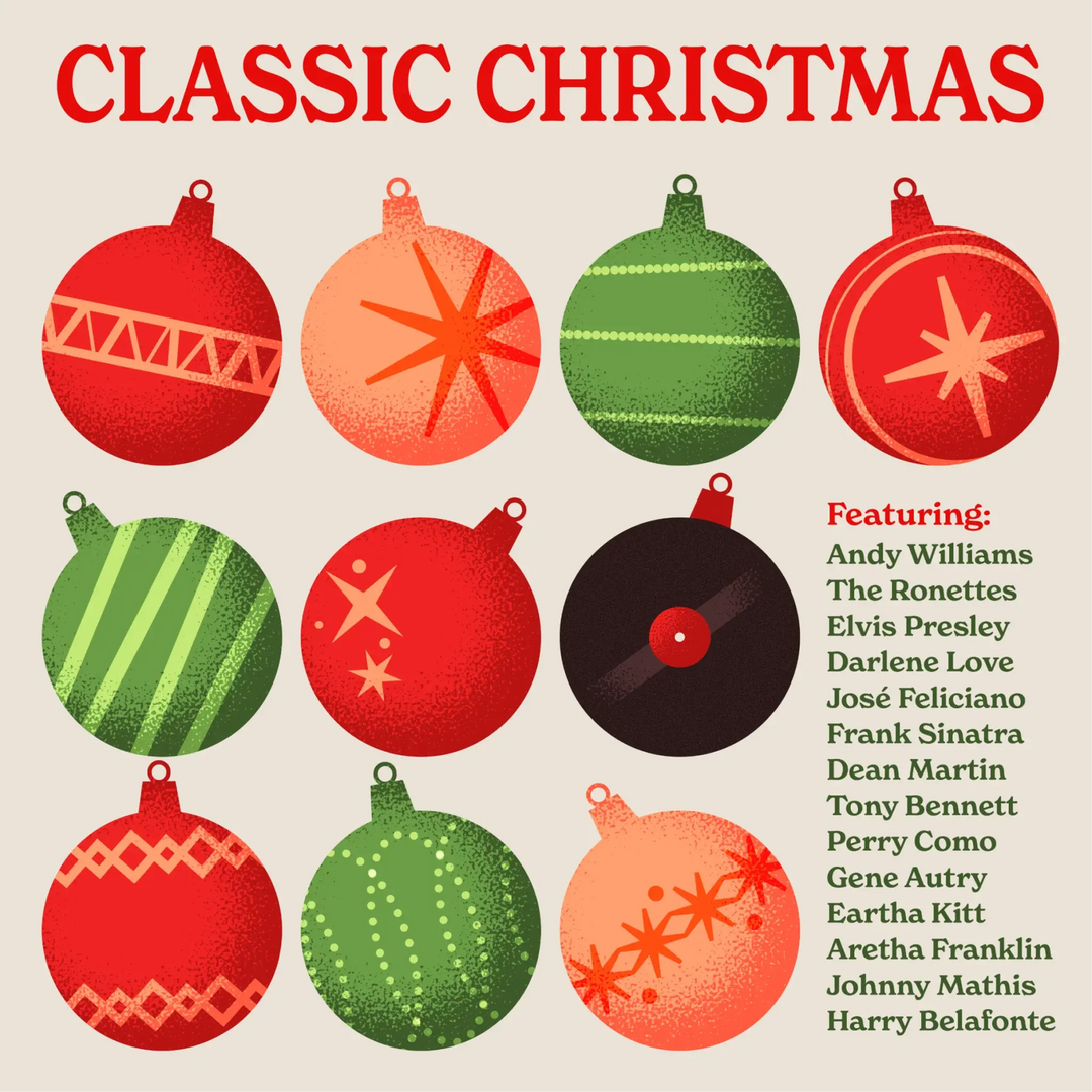 Artistes Variés – Classic Christmas Vinyle, LP, Compilation, Vintage Ornament Red