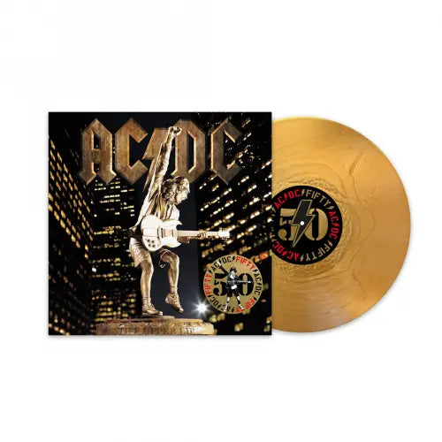 AC/DC – Stiff Upper Lip Vinyle, LP, Album, Réédition, Remasterisé, Or, 180g, 50e Anniversaire