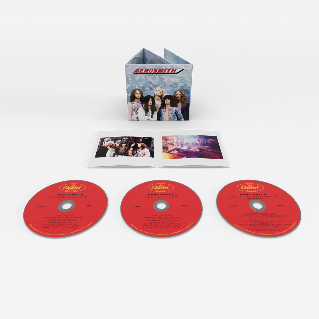 Aerosmith - Aerosmith 3 x CD, Album, Réédition, Remasterisé