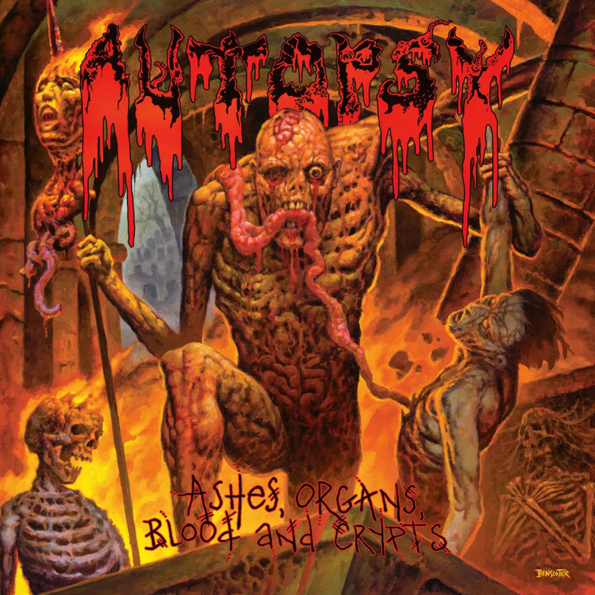 Autopsy – Ashes, Organs, Blood And Crypts Vinyle, LP, Album, Ashes