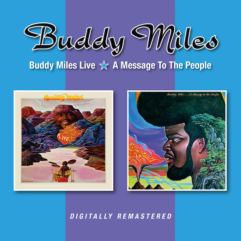 Buddy Miles – Buddy Miles Live / A Message To The People 2 x CD, Compilation, Remasterisé