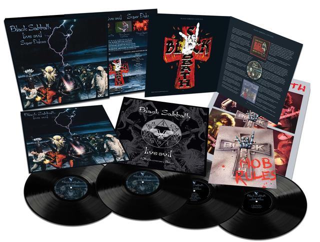 Black Sabbath - Live Evil 4 x Vinyle, LP, Édition Limitée, Remasterisé, 40ème Anniversaire