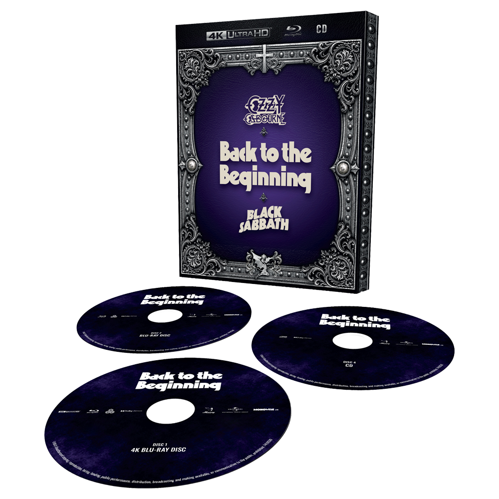 Ozzy Osbourne &amp; Black Sabbath – Back To The Beginning – CD + 2 Blu-ray