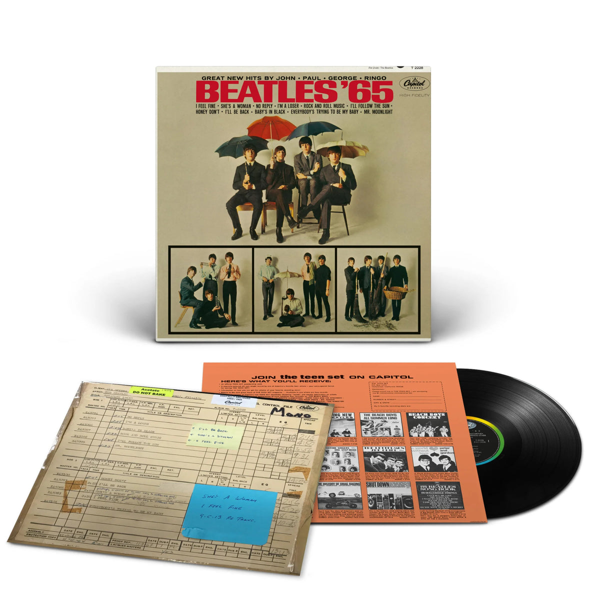 The Beatles – Beatles '65  Vinyle, LP, Album, Réédition, Mono