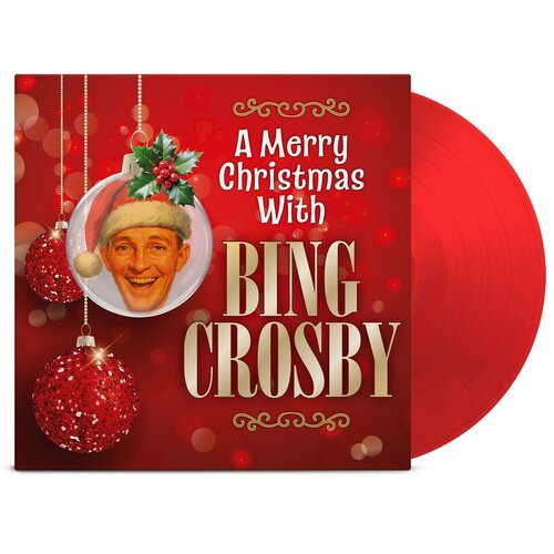 Bing Crosby – A Merry Christmas With Bing Crosby Vinyle, LP, Compilation, Édition Limitée, Rouge Transparent