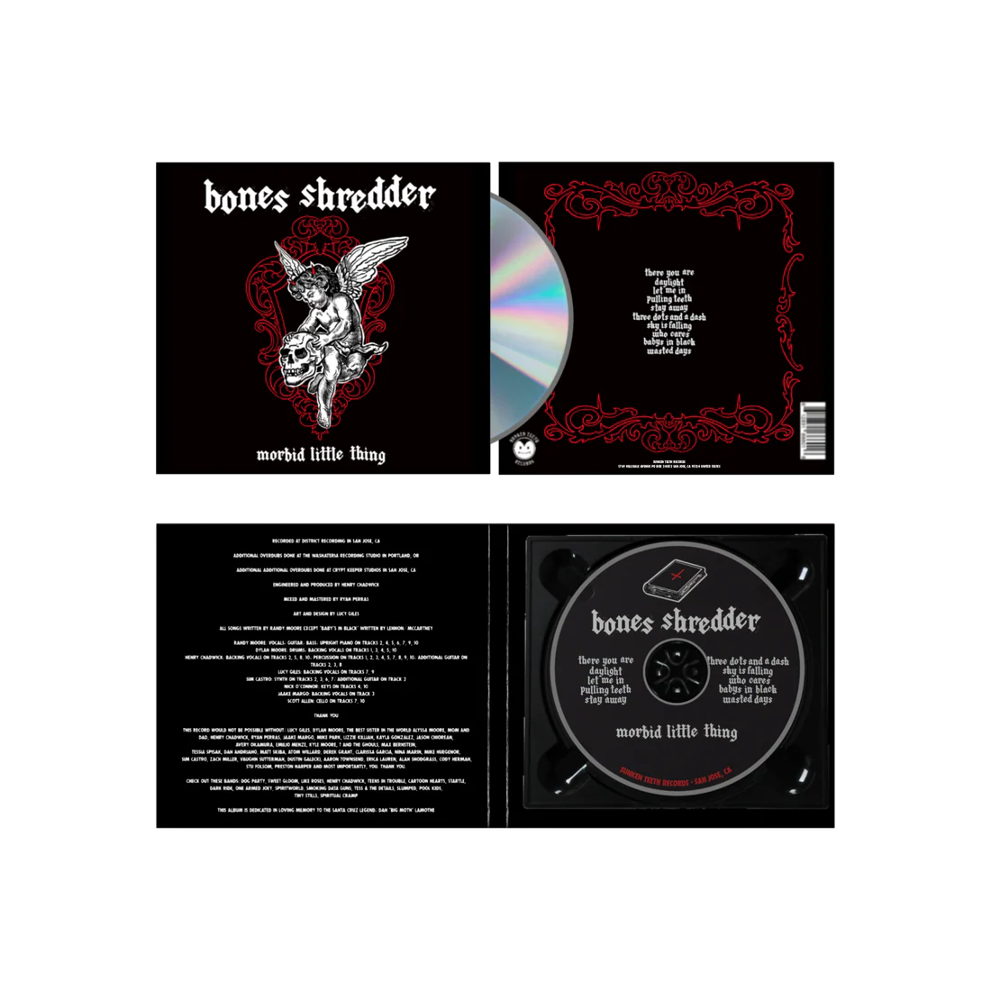 Bones Shredder - Morbid Little Thing, CD, Album, Digipak