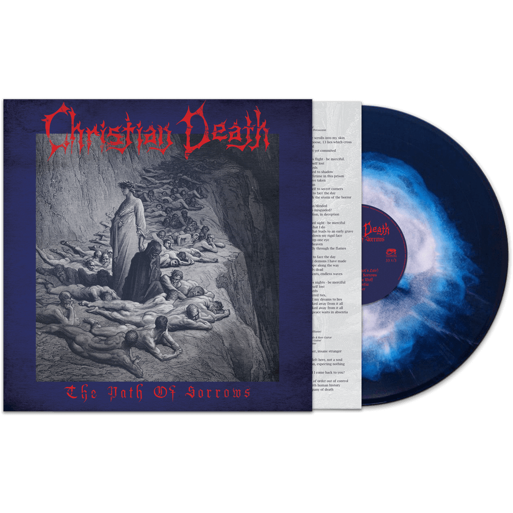 Christian Death featuring Rozz Williams – The Path Of Sorrows  Vinyle, LP, Édition Limitée, Réédition, Blue Haze