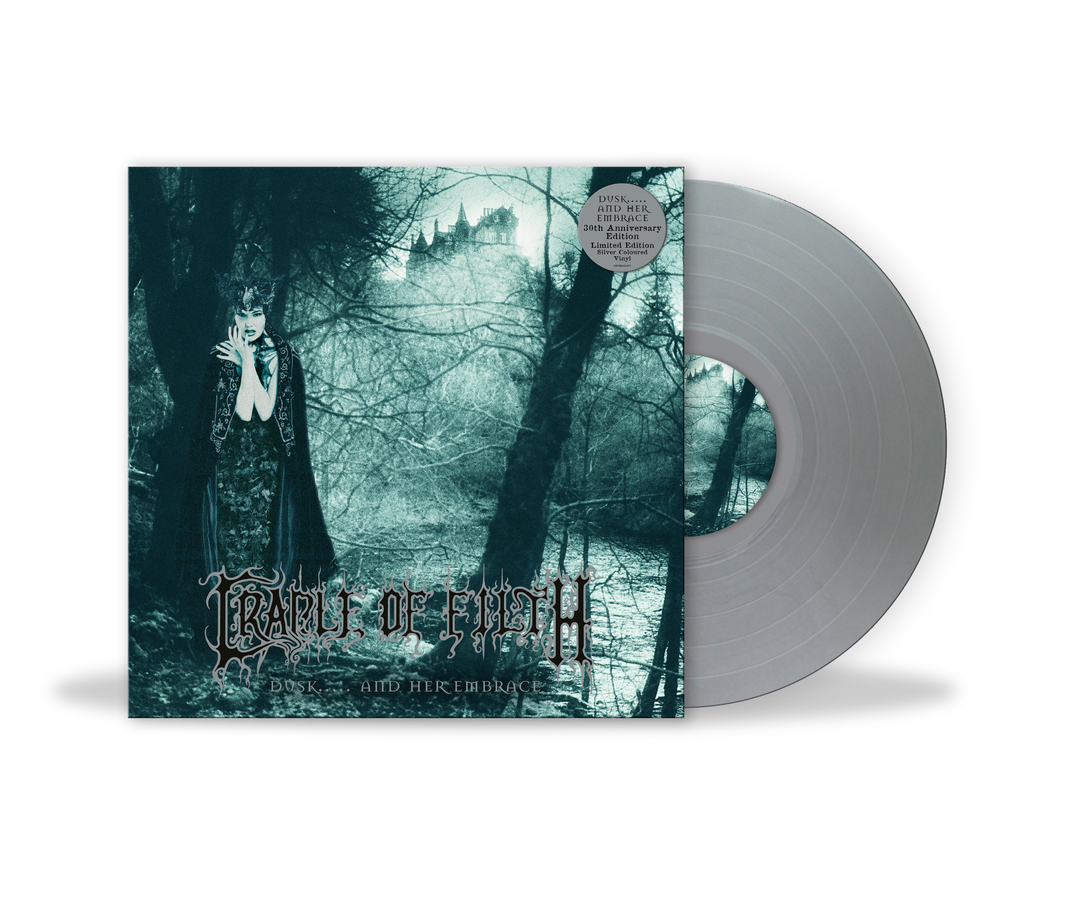 Cradle Of Filth – Dusk... And Her Embrace, vinyle Argenté / CD