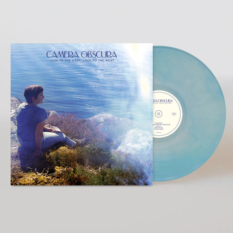 Camera Obscura - Look To the East, Look To the West  Vinyle, LP, Album, Édition Limitée, Baby Blue & White Galaxy
