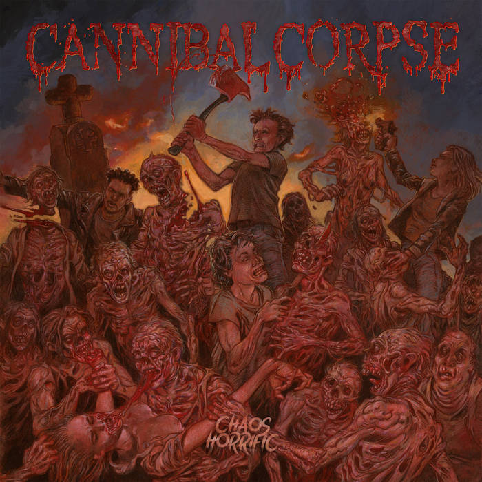 Cannibal Corpse – Chaos Horrific  Vinyle, LP, Album, Édition Limitée, Fog Marble