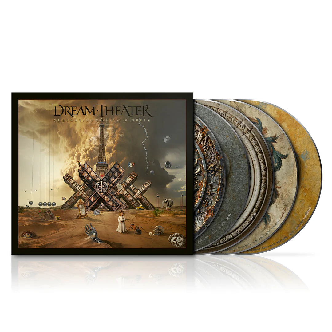 Dream Theater – Quarantième: Live à Paris  3 x CD + 2 x Blu-Ray, Digipak