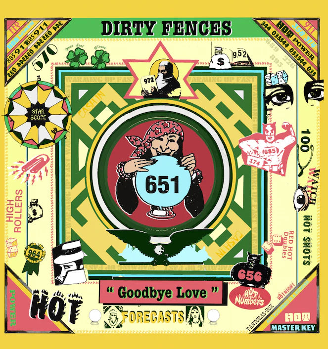 Dirty Fences – Goodbye Love, Vinyle, LP, Album, Greenway Exclusive, Tourbillon vert jaune