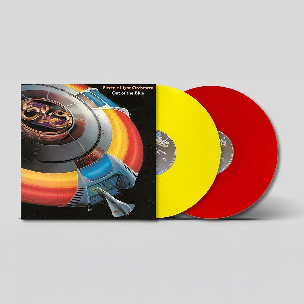 Electric Light Orchestra – Out Of The Blue  2 x Vinyle, LP, Album, Édition limitée, Réédition, Jaune et Rouge