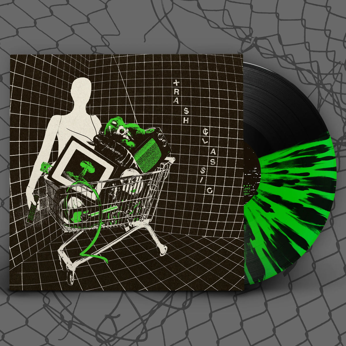 Frankie And The Witch Fingers – Trash Classic, Vinyle, LP, Album, Limited Edition, Éclaboussures mi-vertes mi-noires [Fractured Fly]