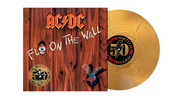 AC/DC – Fly On The Wall  Vinyle, LP, Album, Édition limitée, Réédition, Remasterisé, Or, 50e anniversaire