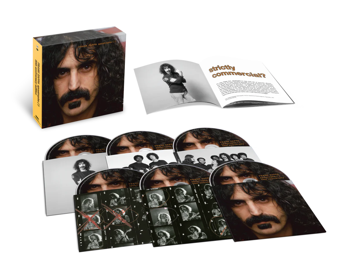 Frank Zappa – Apostrophe (') 5 x CD, Album, Réédition, Remasterisé, Stéréo +  Blu-ray, Coffret, Édition Deluxe, Édition Limitée, Édition 50e Anniversaire