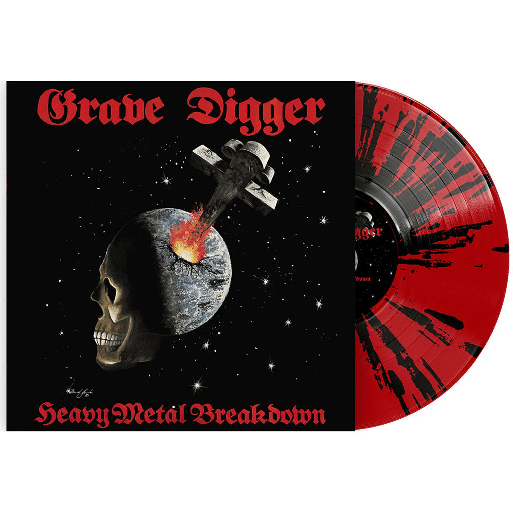 Grave Digger – Heavy Metal Breakdown  Vinyle, LP, Album, Édition limitée, Réédition, Splatter