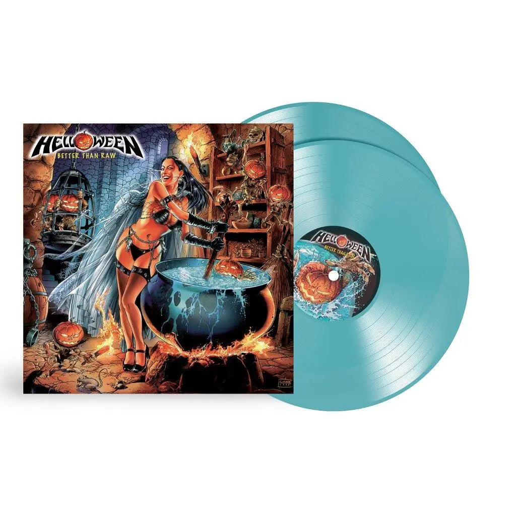 Helloween – Better Than Raw  2 x Vinyle, LP, Album, Réédition, Turquoise